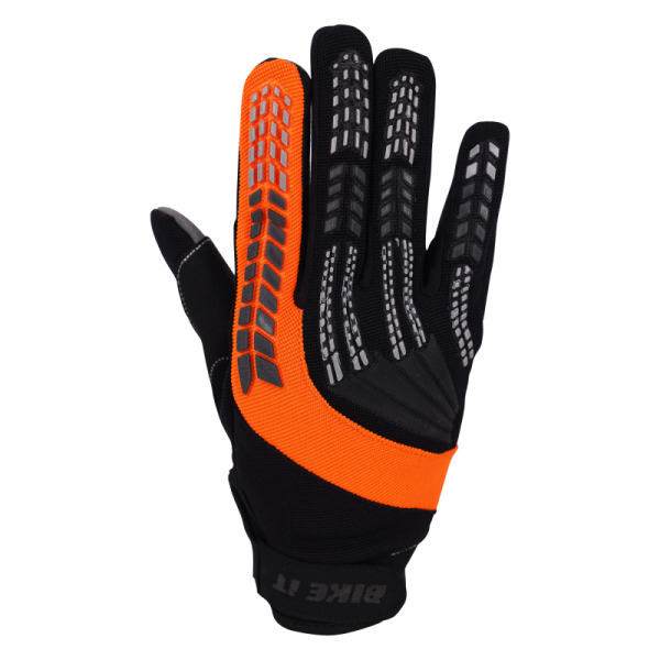 Bike It BIKE IT ROAD GLOVES BLACK/ORANGE - S